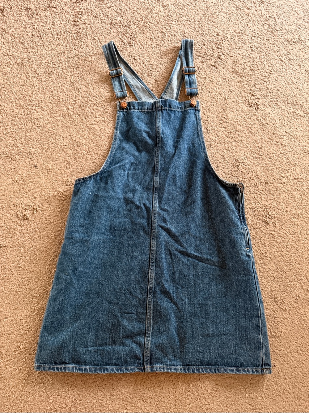 Madewell Denim Overall Dress - Picture 1 of 6